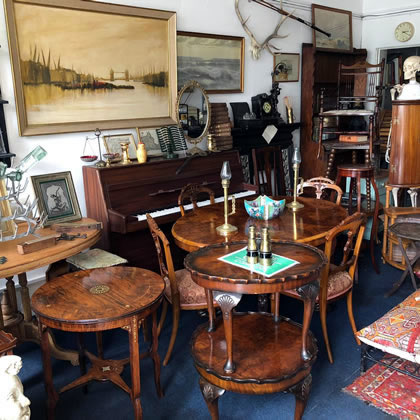 A wide range of antique furnitues